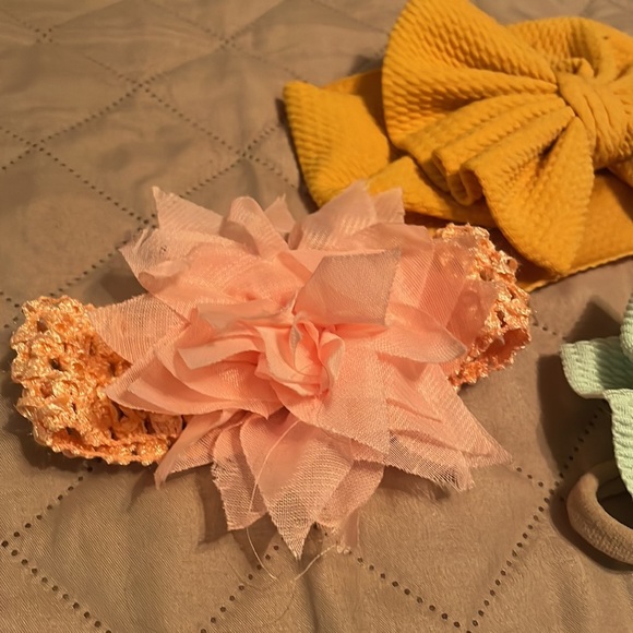 Misc. Sized Handmade Baby Girl Hair Bow - Lot 3/6 mos - 24-2T size. - Picture 2 of 7